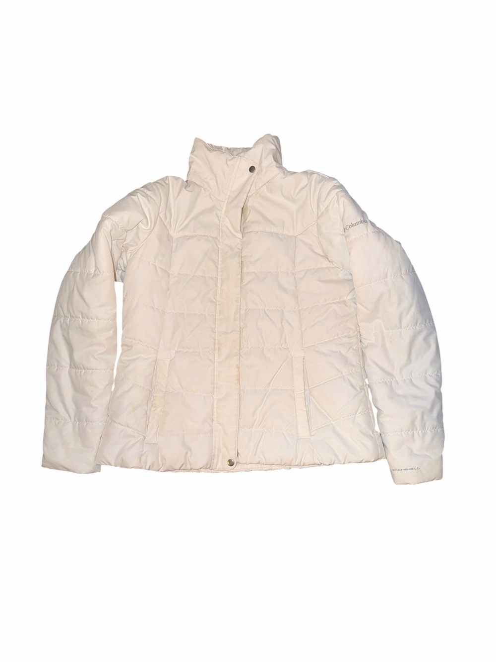 Columbia Women's Off-White Quilted Puffer Jacket